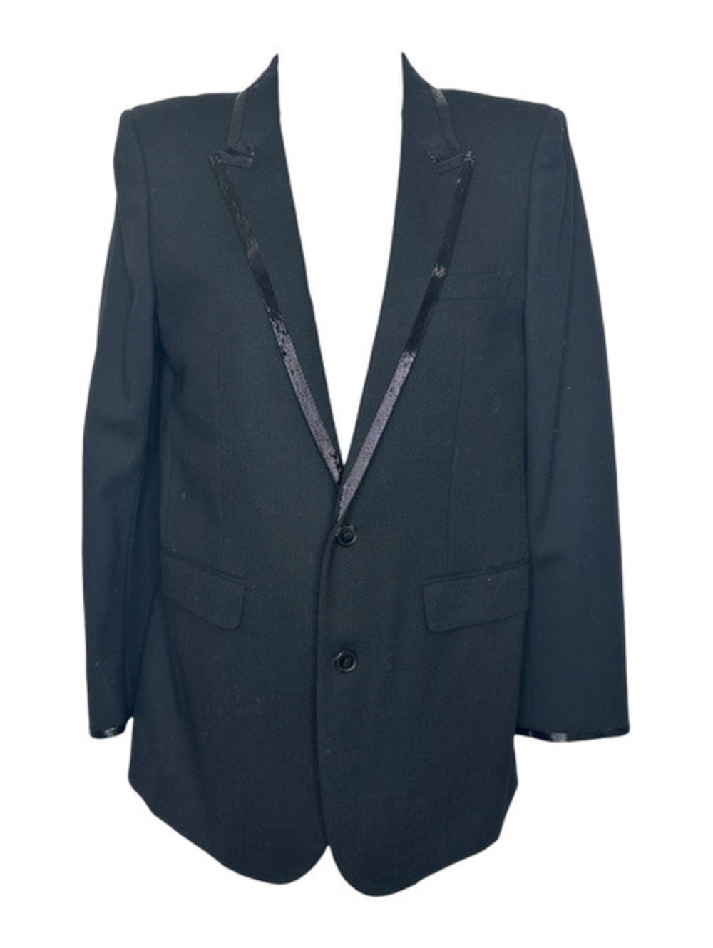 Saint Laurent Beaded Wool Blazer